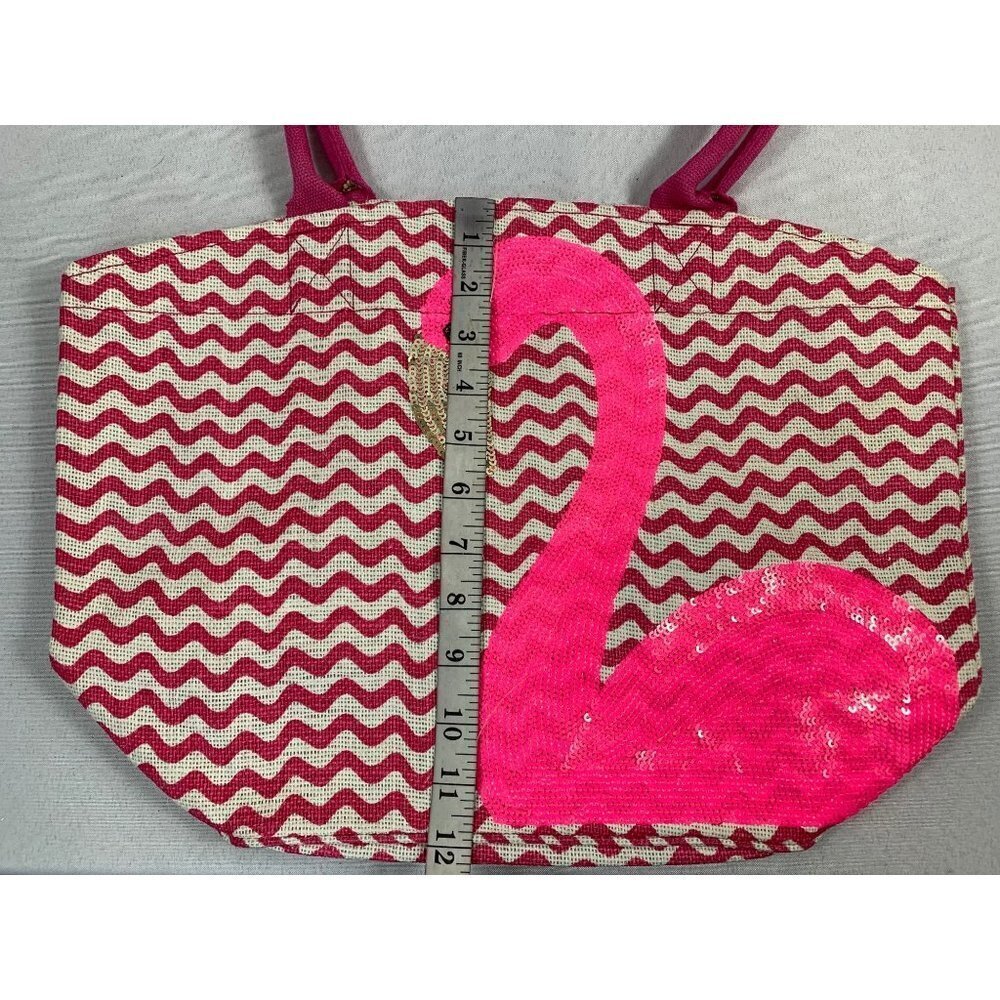 MudPie Women's Flamingo Large Bag - Picture 6 of 8